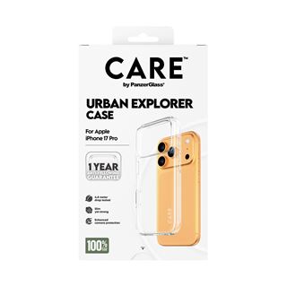 PanzerGlass CARE BY FLAGSHIP CASE TRANSPARENT W. CLEAR FRAME IPHONE