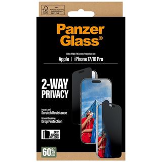 PanzerGlass 2-WAY PRIVACY SCREEN PROTECTOR IPHONE 16 PRO ULTRA-WIDE