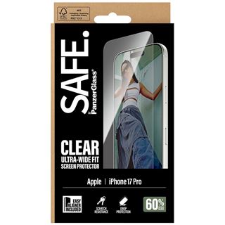 PanzerGlass SAFE. BY SCREEN PROTECTOR IPHONE 17 PRO ULTRA-WIDE FIT W.