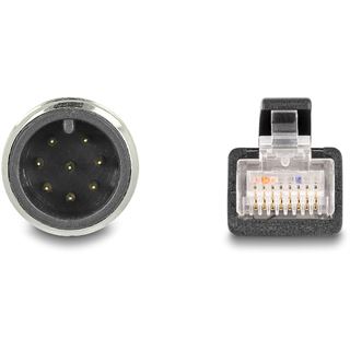 (&euro;6,38*/1m) 5.00m Delock Cat. 5e Patchkabel RJ45 Stecker auf