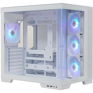 Silentware View A-RGB Midi Tower ohne Netzteil weiss