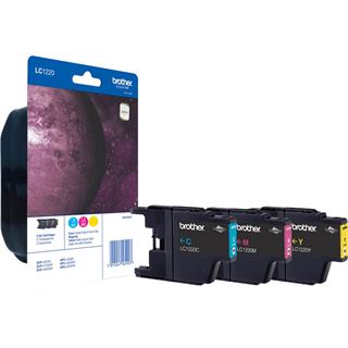 Brother Patrone LC-1220RBWBP Rainbow Blisterfarbtintenset
