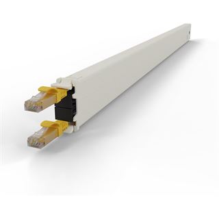 Patchbox Kassette Cat 6A 30HE UTP 1,8m gelb