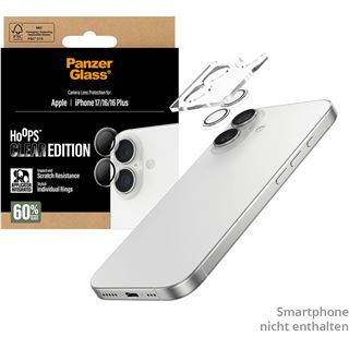 PanzerGlass Hoops transparent Camera Lens Protector iPhone 17/ 16/ 16