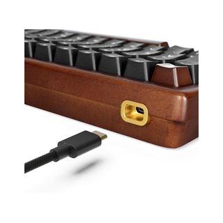 Sharkoon Gaming Tastatur Skiller SGK50S2 Wood schwarz