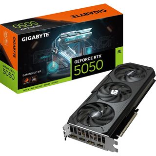8GB Gigabyte GeForce RTX 5050 Gaming OC 8G Aktiv PCIe 5.0 x16 (x8)