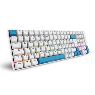 Sharkoon Gaming Tastatur Skiller SGK50S2 PBT wei?-gelb RGB