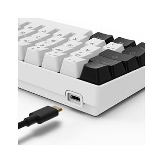 Sharkoon Gaming Tastatur Skiller SGK50S4 Gen2 wei?-gelb RGB