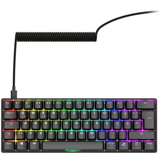Sharkoon Gaming Tastatur Skiller SGK50S4 Gen2 schw.-gelb RGB