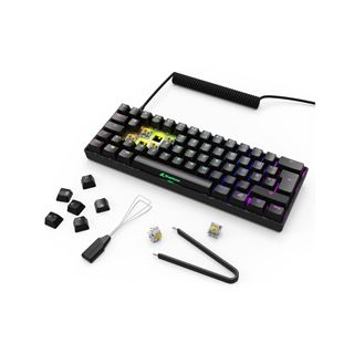 Sharkoon Gaming Tastatur Skiller SGK50S4 Gen2 schw.-gelb RGB
