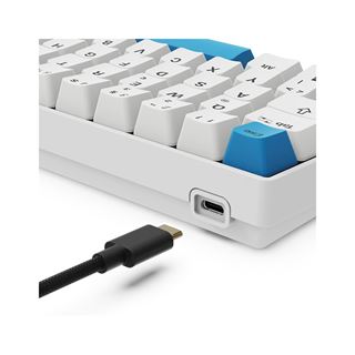 Sharkoon Gaming Tastatur Skiller SGK50S4 Gen2 PBT wei-gelRGB