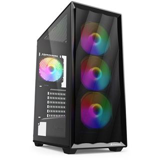 Sharkoon VK4 Rainbow ATX 1xGlas schwarz