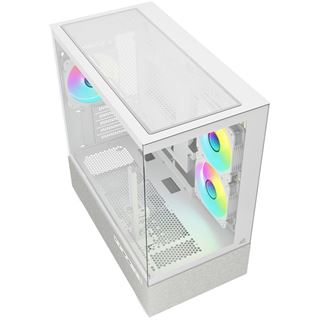 Sharkoon MK7 ARGB mATX 2xGlas weiß