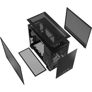 ADATA XPG VALOR MESH NANO (M-ATX) Midi Tower schwarz