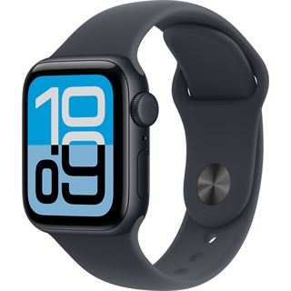 Apple Watch SE 2025 Aluminium Cellular 40mm Mitternacht (Sportarmband