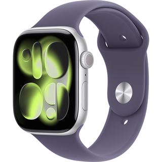 Apple Watch S11 2025 Aluminium 46mm Silber (Sportarmband
