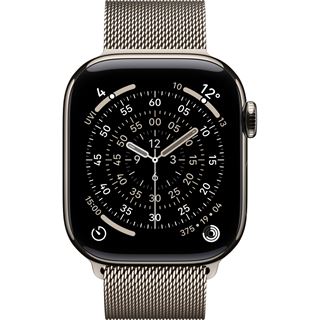 Apple Watch S11 2025 Titan Natur Cellular 42mm (Milanaise Armband