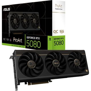 16GB Asus GeForce RTX 5080 OC Aktiv PCIe 5.0 x16 (Retail)