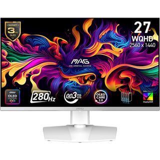 26,5" (67,31cm) MSI MAG 272QPWDE QD-OLED X28 Weiß