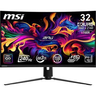31.5" (80,01cm) MSI MPG 321CURXDE QD-OLED schwarz 3840x2160