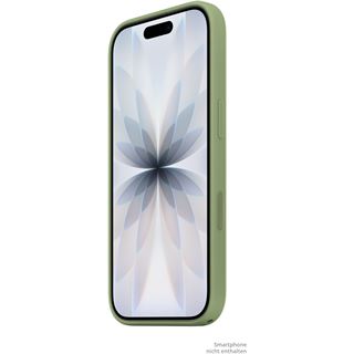 Apple Silikon Case iPhone 17 mit MagSafe (hellmoosgr&uuml;n)