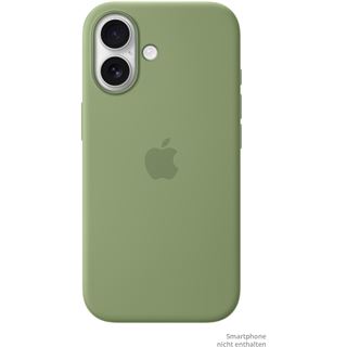 Apple Silikon Case iPhone 17 mit MagSafe (hellmoosgr&uuml;n)