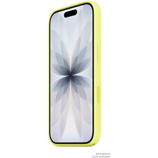 Apple Silikon Case iPhone 17 mit MagSafe (neongelb)
