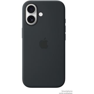 Apple Silikon Case iPhone 17 mit MagSafe (schwarz)