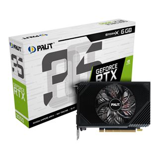 6GB Palit GeForce RTX 3050 StormX Aktiv PCIe 4.0 x16 (Retail)