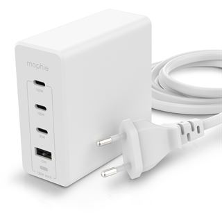 ZAGG mophie Netzteil GaN 120W 1x USB-A, 3x USB-C weiß inkl.