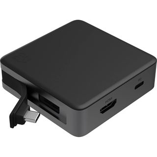 ZAGG Hub 4 Port, integr. 100W USB-C Ladekabel, 15W wireless charging