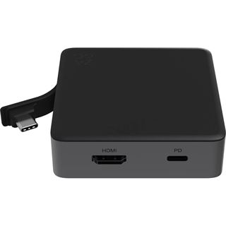 ZAGG Hub 4 Port, integr. 100W USB-C Ladekabel, 15W wireless charging