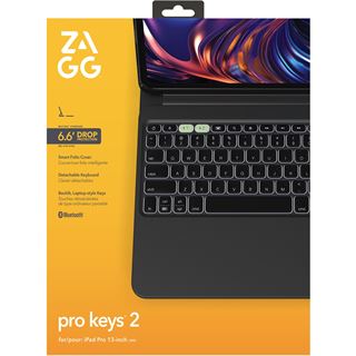 ZAGG Pro Keys 2 Bluetooth-Keyboard für iPad Pro 13 Zoll (M4)