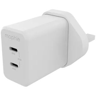 ZAGG mophie Netzteil GaN 45W 2x USB-C weiß