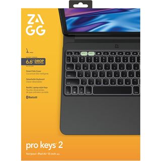 ZAGG Pro Keys 2 Bluetooth-Keyboard für iPad Air 13 Zoll (M2/M3)