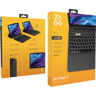 ZAGG Pro Keys 2 Bluetooth-Keyboard für iPad Air 13 Zoll (M2/M3)