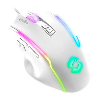 Speedlink Gaming Maus DECUS, 12800 DPI, USB, wei&szlig; retail