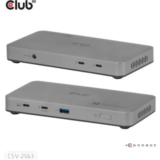 Club3D Thunderbolt5 5-in-1 HUB > 3xThunderbolt/1xUSB Bu/BU
