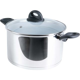 Genius Cerafit Steel Kochtopf Set 2-tlg 24cm, Edelstahl