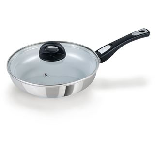 Genius Cerafit Steel Pfannen Set 2-tlg, 24cm, Edelstahl