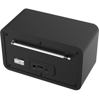 Xoro DAB 300 IR, Internet Radio, DAB+,BT,USB,UPnP, Schwarz
