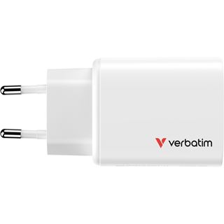 Verbatim Essentials Charger 3 Port 65W USB-A/C white