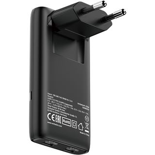 Verbatim Fold Go Charger 2 Port 65W USB-C black