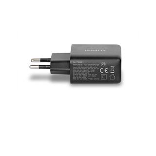 Lindy 65W USB 2 x Type C GaN Charger mit EU-Stecker