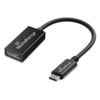0.20m MediaRange USB-C zu DP Audio/Video Konverter, sw