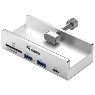 Equip 5-Port-Klemm USB-A3.2-Hub->2xUSB-A/SD/TF/USB-C 5Gbps