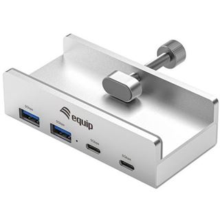 Equip 4-Port-Klemm USB-A3.2-Hub->2xUSB-C/2xUSB-A 5Gbps