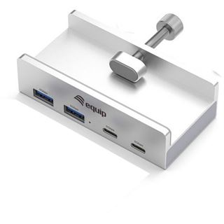 Equip 4-Port-Klemm USB-A3.2-Hub->2xUSB-C/2xUSB-A 5Gbps