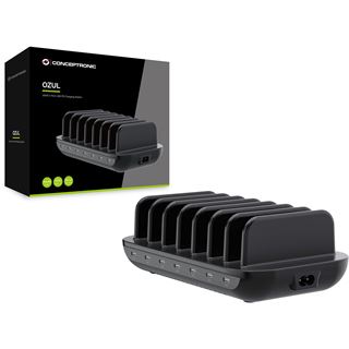 Conceptronic Ladeger?t 7Port 7xUSB-C Multi 160WPD3.0 sw