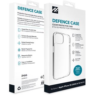 ZAGG DEFENCE CASE APPLE IPHONE 16E/15/14/13 CLEAR